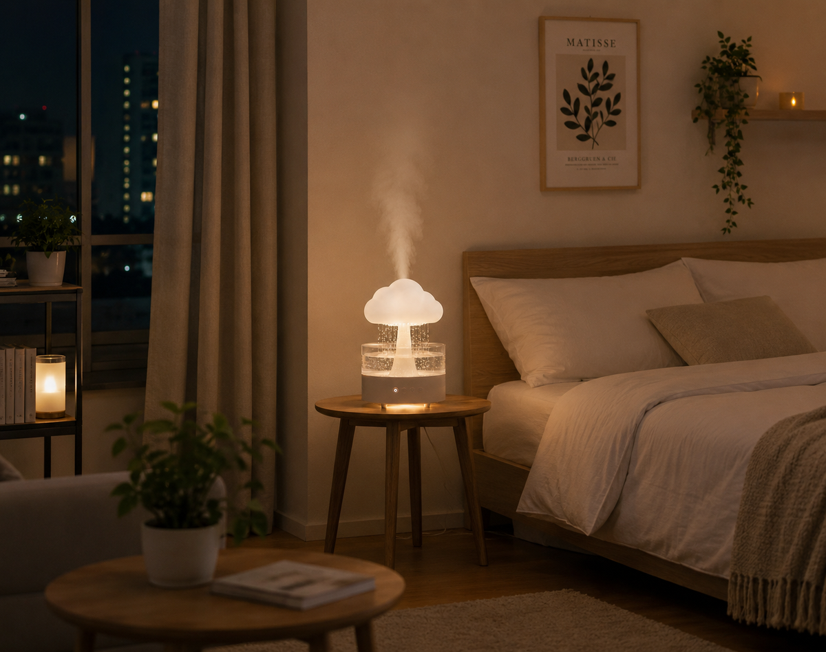 Cloud Rain Humidifier – Portable Aromatherapy Air Humidifier
